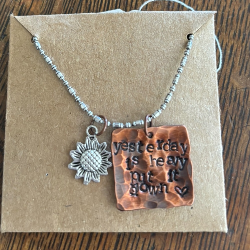 Hand crafted necklace. Made with love. You will love this!